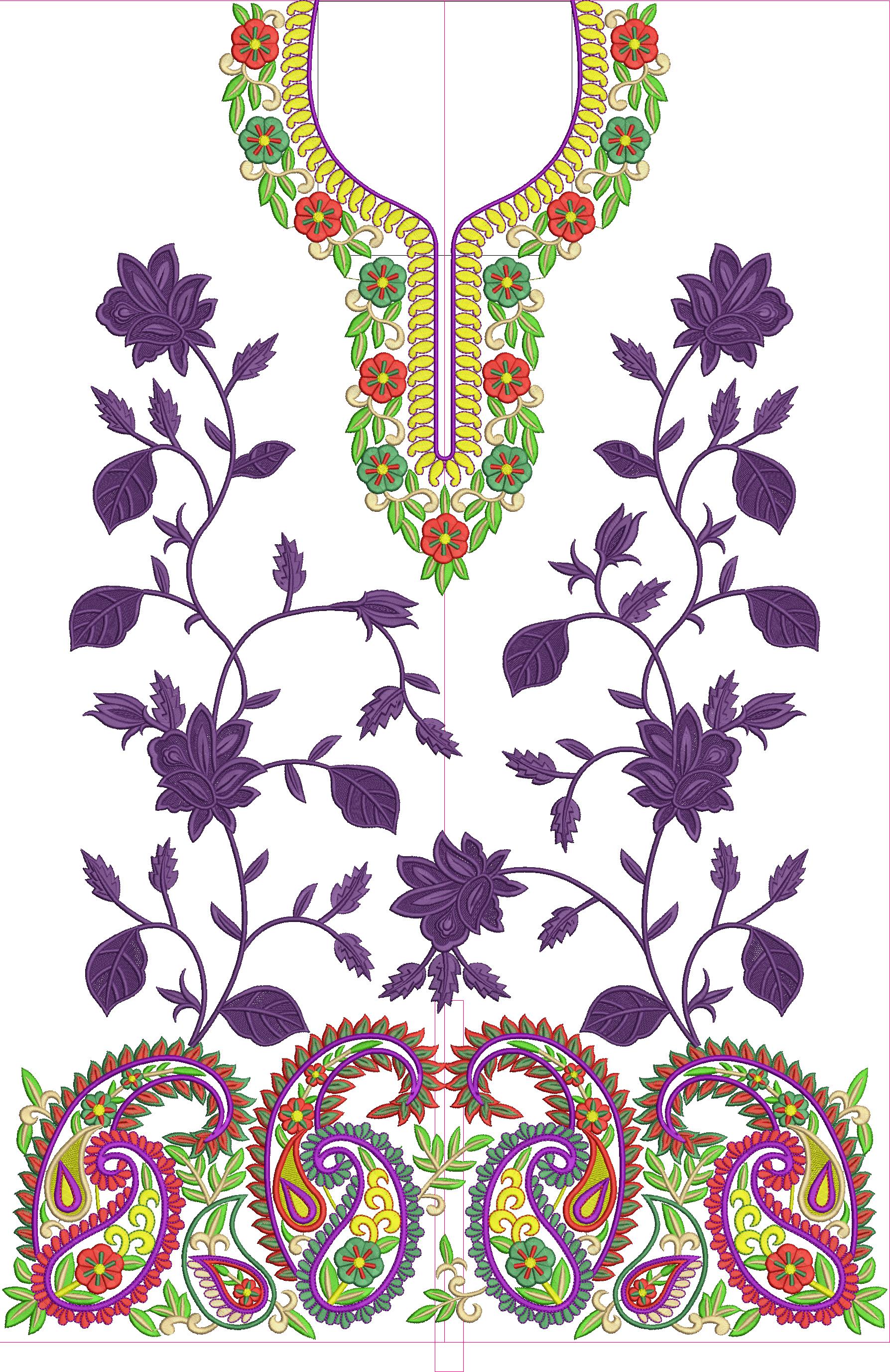 Special Free Suit and Indian Full Dress Embroidery Design (80)